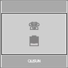 單電話插座